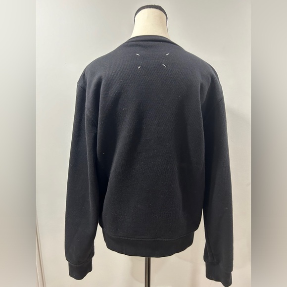 💖Host Pick💖 Maison Margiela men size XS black logo embroidered sweatshirt - Picture 7 of 12